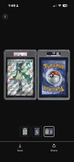 PSA 10 2024 POKEMON BLACK STAR PROMO 078 MEOWSCARADA JUMBO POP 9 Paldean Fates - Image 3