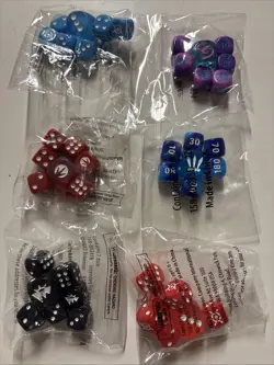 Pokemon TCG Dice Lot Of 6 - Image 1
