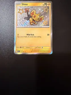 Pokemon TCG Shinx 135/091 Paldean Fates Baby Shiny Holo Rare NM/M - Image 1