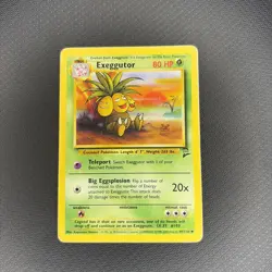 Pokemon TCG Exeggutor Base Set 2 39/130 Regular HP COMBINED POSTAGE - Image 1