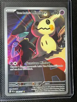 Pokemon TCG 238/217 Team Rocket's Mimikyu Ascended Heroes Illustration Rare NM - Image 1