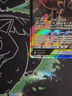 Pokemon Umbreon & Darkrai GX TAG TEAM Ultra Rare Holo 125/236 Unified Minds - Image 3