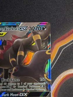 Pokemon Umbreon & Darkrai GX TAG TEAM Ultra Rare Holo 125/236 Unified Minds - Image 5