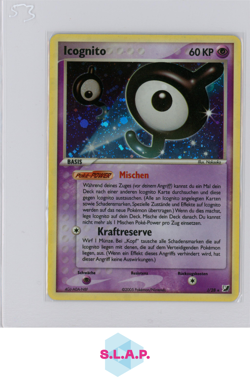 ICOGNITO POKEMON J/28 EX VERBORGENE MACHTE HOLO GERMAN 2005 - Image 1