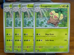 Pokemon TCG Prismatic Evolutions Exeggutor 002/131 x4 Playset - Image 1
