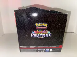 Pokemon Prismatic Evolutions Tech Sticker Collection(Lot Of 12) W/Display - Image 4