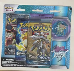 Pokemon Suicune Pin 3-Pack Blister XY Evolution Sun & Moon Steam Siege OVP NEU - Image 1