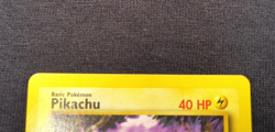 Pokemon Pikachu Yellow Cheeks w/ Shadow 58/102 Base Set - Vintage Unplayed NM - Image 2