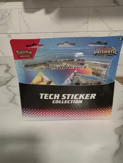 Pokemon Prismatic Evolutions Tech Sticker Collection (Lot of 12) 🔥🔥 - Image 1