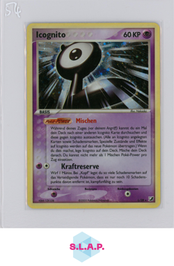 ICOGNITO POKEMON L/28 EX VERBORGENE MACHTE HOLO GERMAN 2005 - Image 1