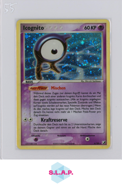 ICOGNITO POKEMON A/28 EX UNSEEN FORC3S BASIS 2005 GERMAN HOLO - Image 1