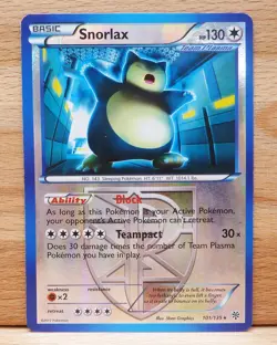 Pokemon TCG Snorlax (Team Plasma) 101/135 Plasma Storm MP - Image 1