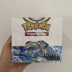 (Box Damage) Pokemon Sword & Shield Silver Tempest Booster Box - Factory Sealed - Image 3