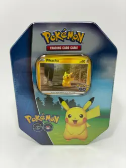 2022 Pokemon Go TCG Gift Tins Pikachu Promos Factory Sealed - Image 1