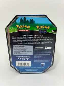 2022 Pokemon Go TCG Gift Tins Pikachu Promos Factory Sealed - Image 2