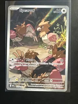 SPEAROW 2025 POKEMON MEGA EVOLUTION ILLUSTRATION RARE 151/132 NM-M - Image 1