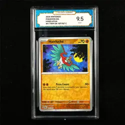 TQG 9.5 MINT+ 2024 Pokemon ENG Hawlucha 107/167 C - Image 1