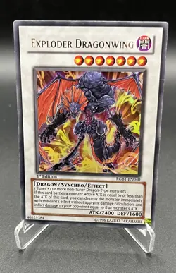 Exploder Dragonwing RGBT-EN040 Raging Battle Ultra Rare 1st Edition Yu-Gi-Oh- LP - Image 1
