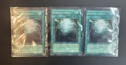 Yugioh 3x Ancient Forest ANPR-EN048 Super Rare 2x 1st Ed/1x Unlimited Near Mint - Image 1