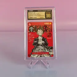 MONKEY D. LUFFY ONE PIECE ST21-014 2025 MAGAZINE VOL 20 FOIL JAP CGC 10 - Image 1