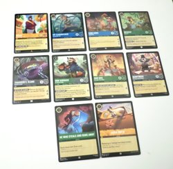 Disney Lorcana Theme Lot - Tale Spin Theme Lot of 10 Cards - Image 1