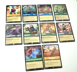 Disney Lorcana Theme Lot - Tale Spin Theme Lot of 10 Cards - Image 2