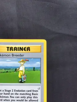 Pokemon Cards: Base Set 1st Edition Rare: Pokemon Breeder 76/102 - Image 3