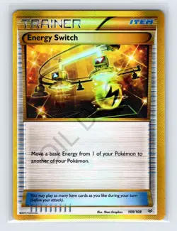 Energy Switch - 109/108 - Pokemon Roaring Skies XY Secret Rare Card MP - Image 1