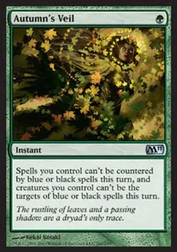 Autumn's Veil -Foil Medium Play MTG Magic 2011 Core Set - Image 1