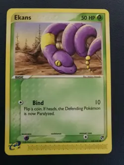 Pokemon Card Ekans 64/100 EX Sandstorm Common - Image 1