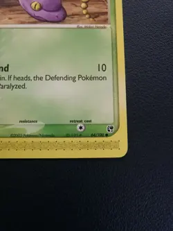 Pokemon Card Ekans 64/100 EX Sandstorm Common - Image 5