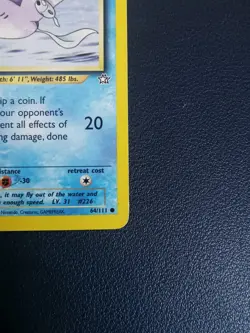 Pokemon Card Mantine 64/111 Neo Genesis Common WOTC - Image 5