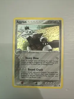 Pokemon Aggron Holo 2/92 EX Legend Maker TCG Rare Card – Near Mint - Image 1