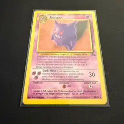 Gengar - Fossil 20/62 Regular Card 1999-2000 Pokemon Trading Card Game (TCG) - Image 3