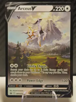 Pokemon Card Arceus V SWSH204 Alternate Art Full Holo Promo Near Mint - Image 1