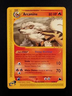 (GD) Arcanine 3/144 2003 Skyridge Non Holo Rare Pokemon Card - Image 1