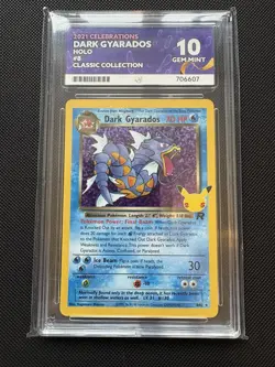 ACE 10 Dark Gyarados Celebrations 25th Anniversary Pokemon Card 8/82 - Image 1