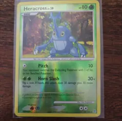 Heracross LV.29 28/130 Diamond & Pearl Rare Pokemon Card NM/LP - Image 1
