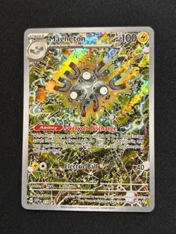 Pokemon TCG Magneton SV 159 Black Star Promo Card Surging Sparks - Image 1