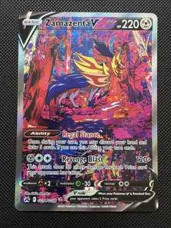 Zamazenta V GG54/GG70 Crown Zenith Galarian Gallery Pokemon Card - Image 1