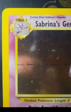 Pokemon TCG Sabrina's Gengar Holo Rare Card 14/132 PSA 6 Gym Heroes with Swirl - Image 5