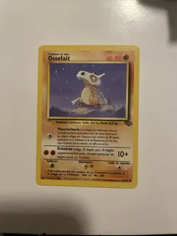 French Cubone OSSELAIT 50/64 LP Vintage Unlimited Jungle 2000 Pokemon Card! - Image 1