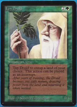 Ley Druid Beta NM Green Uncommon MAGIC THE GATHERING CARD (ID# 465791) ABUGames - Image 1