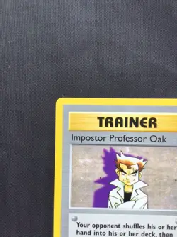 Pokemon Cards: Base Set 1st Edition Rare: Impostor Professor Oak 73/102 - Image 2