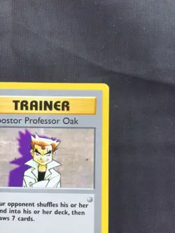 Pokemon Cards: Base Set 1st Edition Rare: Impostor Professor Oak 73/102 - Image 3