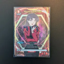 Bandai Misato Katsuragi Evangelion UE15BT/EVA-1-085 (R*) Foil Card - Image 1