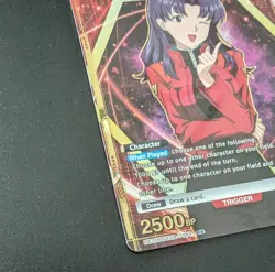 Bandai Misato Katsuragi Evangelion UE15BT/EVA-1-085 (R*) Foil Card - Image 4