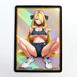 CYNTHIA DAWN Waifu Anime Card LIMITED 1/1 Custom TCG Holo T13775 - Image 1