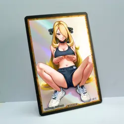 CYNTHIA DAWN Waifu Anime Card LIMITED 1/1 Custom TCG Holo T13775 - Image 2