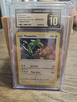 CGC 10 Pristine Rayquaza SWSH029 SWSH: Sword & Shield Promo Cards Holo - Image 2